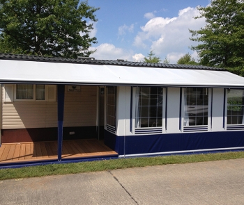 Voortenten voor stacaravans met profielframe