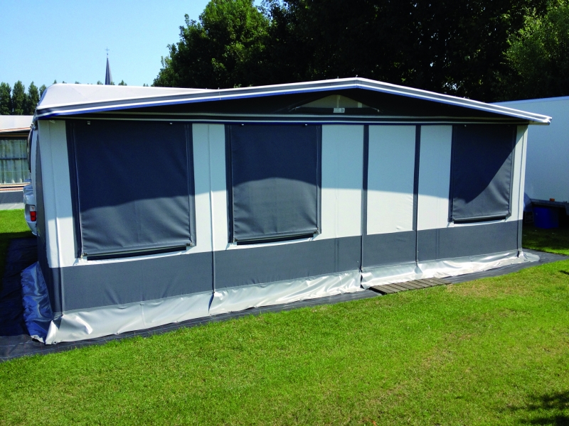 Auvent pour caravanes tractables armature en alu ø 32 mm